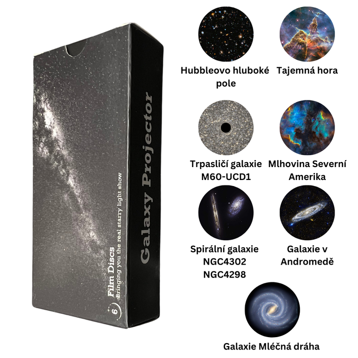 Galaxy Astronaut Style Projector (4th Generation) Refill Cartridge Set | 7 Cartridges with HD Quality Images