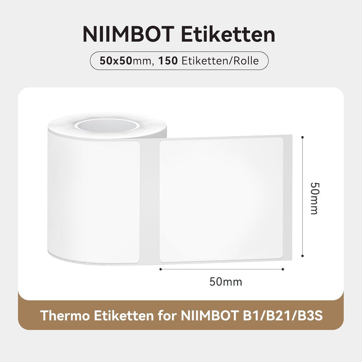 Niimbot csere öntapadós címkék B21, B21S, B1, B3S nyomtatókhoz