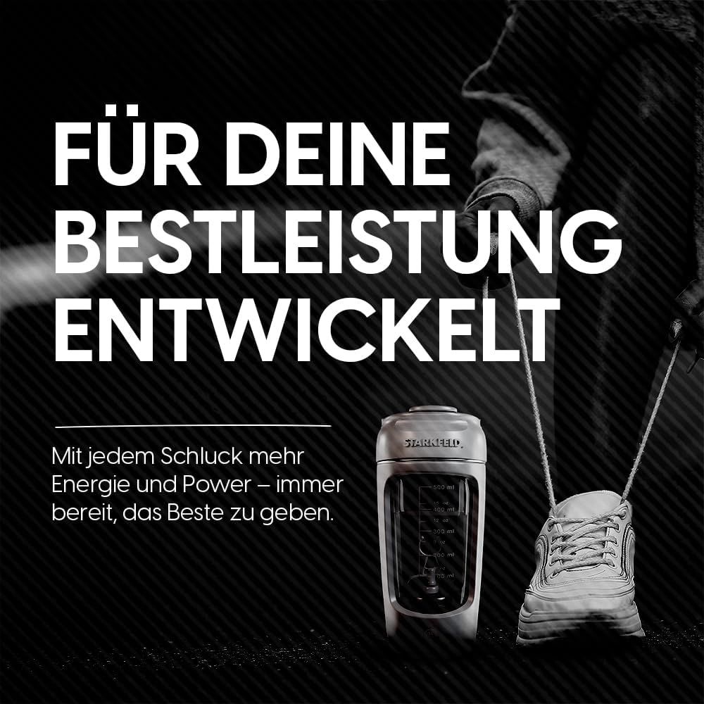 STARKFELD® Hordozható elektromos fehérjás shaker 650 ml | Protein shaker