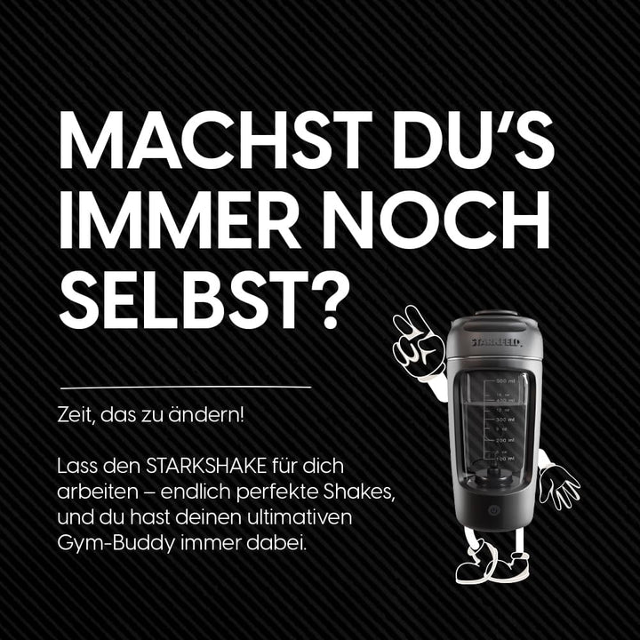 STARKFELD® Hordozható elektromos fehérjás shaker 650 ml | Protein shaker