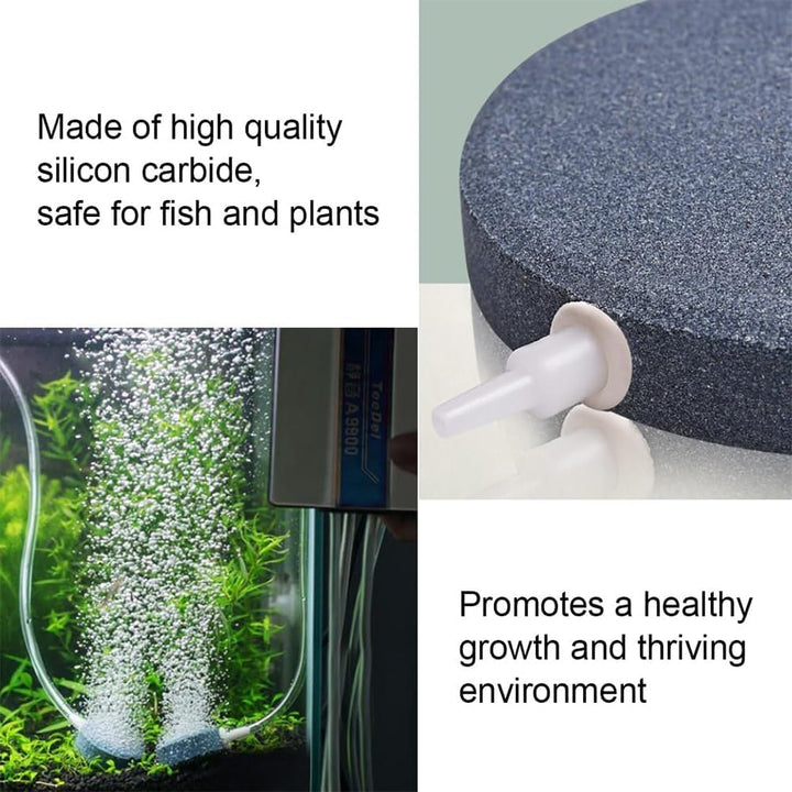 Fapiere Replacement aeration stones for ponds and aquariums - 4 pcs, diameter 4 cm, silicate