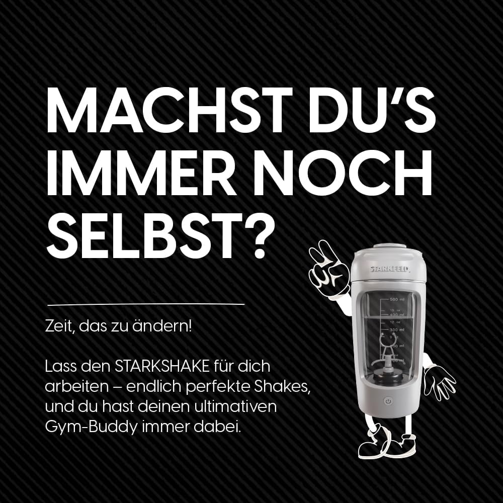 STARKFELD® Hordozható elektromos fehérjás shaker 650 ml | Protein shaker