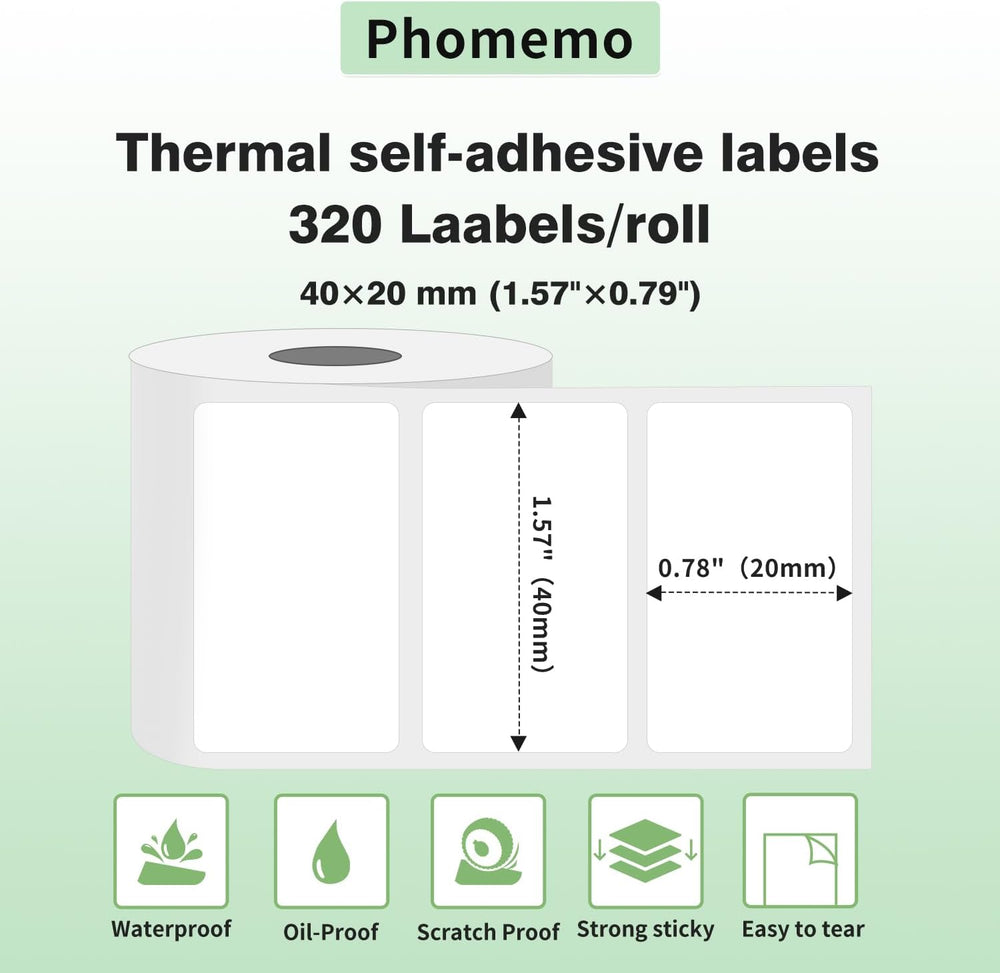 Náhradní samolepící štítky do tiskárny Phomemo M150