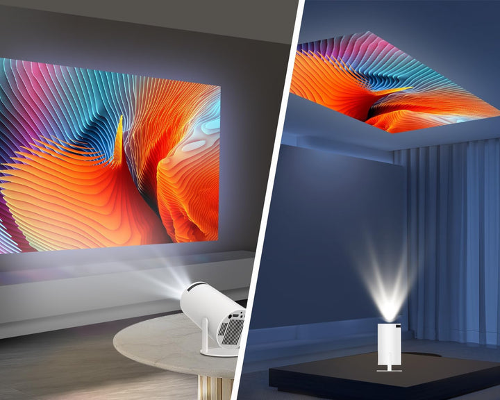 Mini projektor HD minőségű vetítéssel és Wi-Fi kapcsolattal