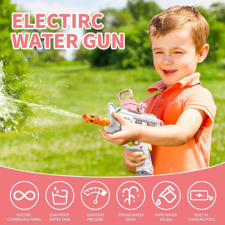 UZI-SMG Elektromos vízipisztoly gyerekeknek | Hosszú hatótávolság, 2 tár