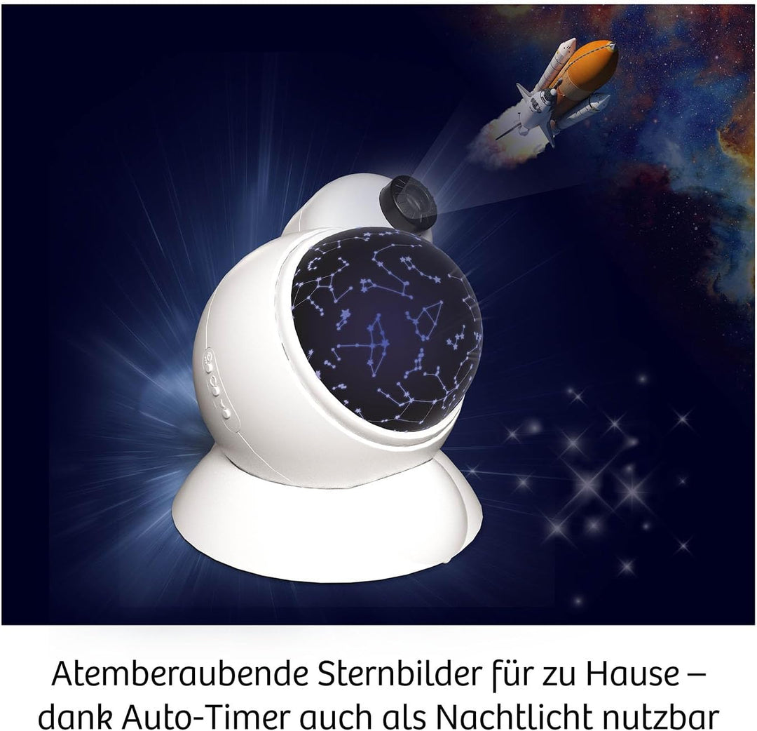 KOSMOS Home planetarium with dual projector | 32 space images, starry sky maps