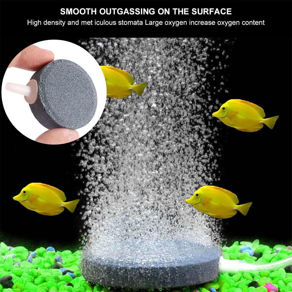 Fapiere Replacement aeration stones for ponds and aquariums - 4 pcs, diameter 4 cm, silicate