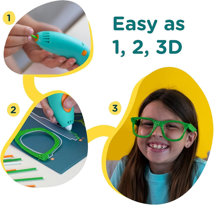 3Doodler 3D Pero Start+ a 72 náplní + 12 šablon