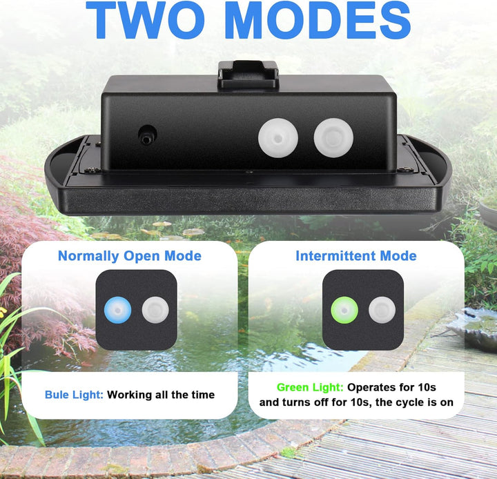 Fapiere Solar Pond Aerator – 2200 mAh Battery, 2 Modes, 2 W