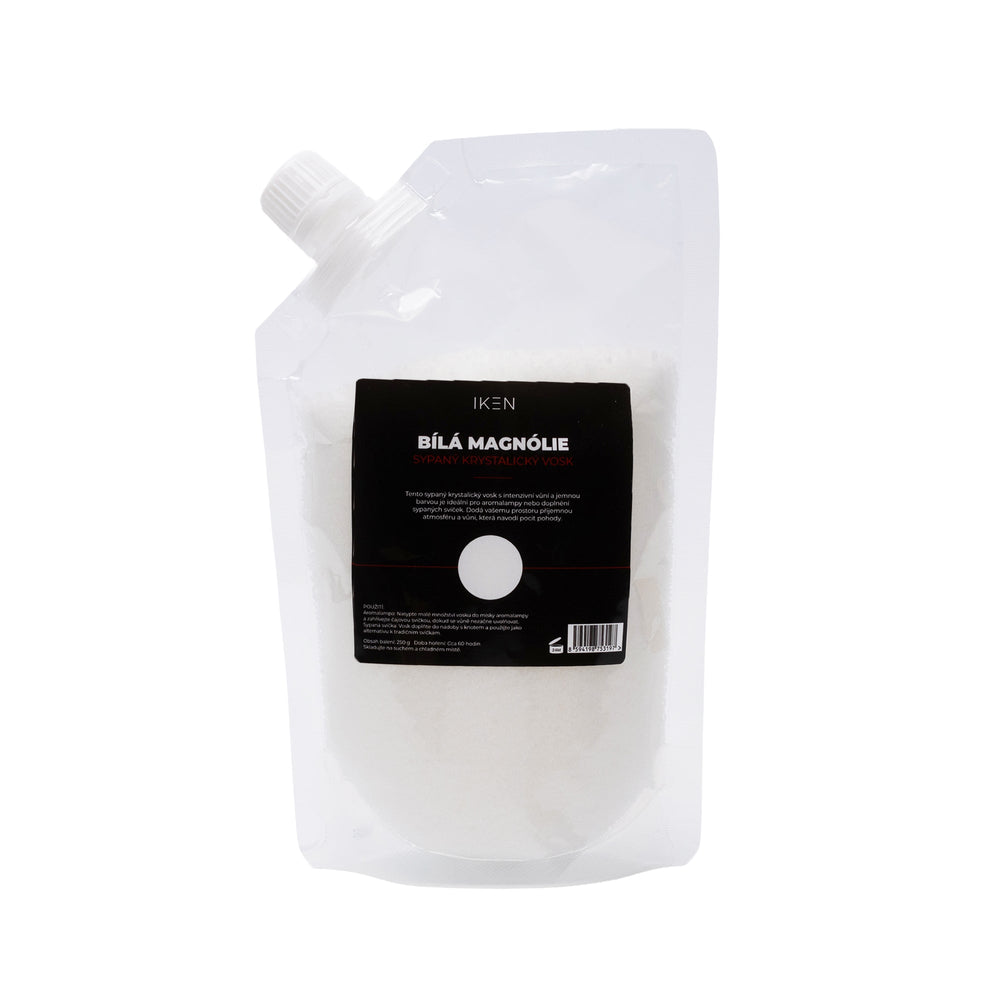 Sypaný krystalický vosk 250g | Pro aromalampy a sypané svíčky, Bílá Magnólie
