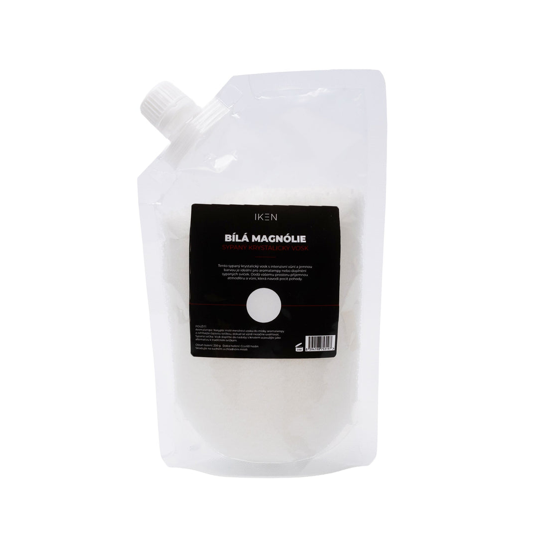 Sypaný krystalický vosk 250g | Pro aromalampy a sypané svíčky, Bílá Magnólie