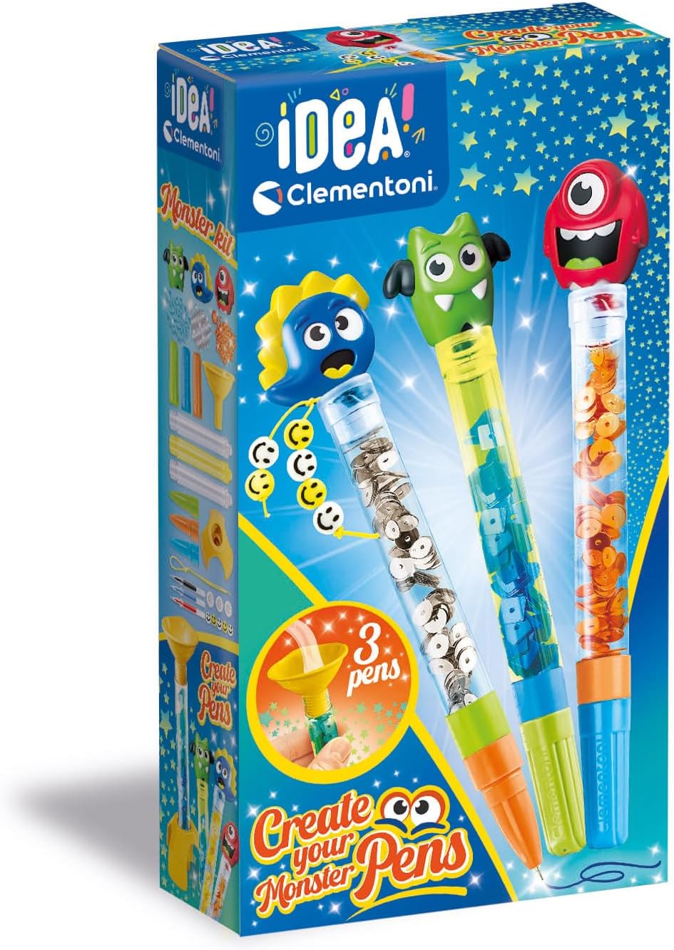 Clementoni IDEA Kreativní sada pro výrobu per Monster