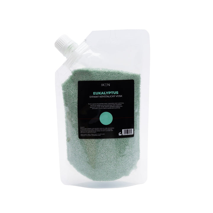 Sypaný krystalický vosk 250g | Pro aromalampy a sypané svíčky, Eukalyptus
