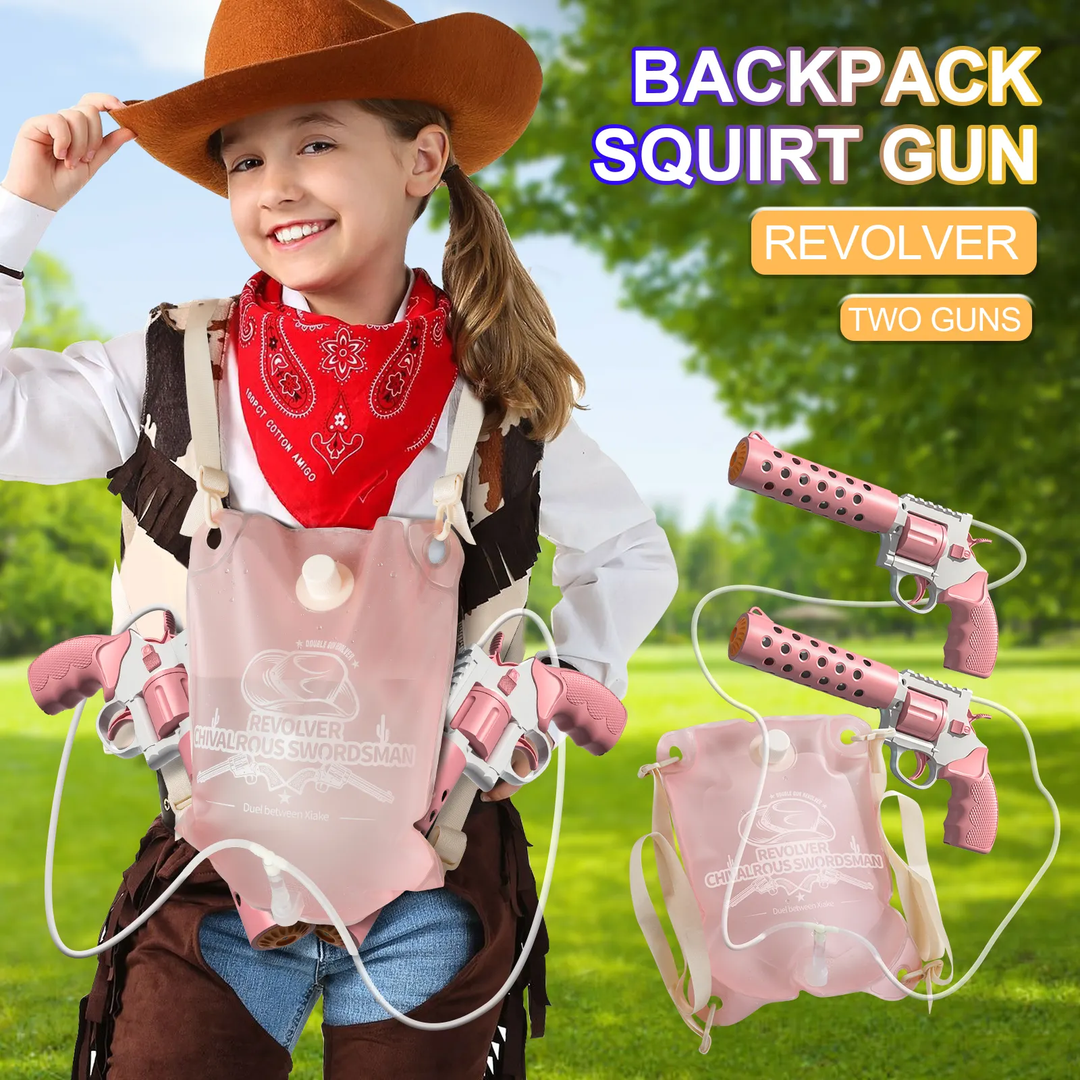 REVOLVER Electric water pistol | 1.2L magazine, 6–8m range, automatic shooting