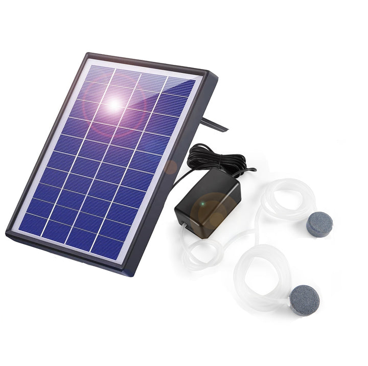 Fapiere Solar pond aerator – 6 W, up to 1.2 l/min output, wireless operation