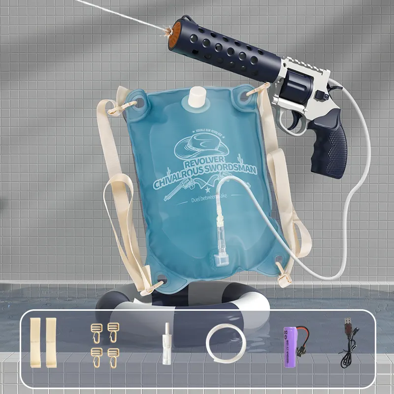 REVOLVER Electric water pistol | 1.2L magazine, 6–8m range, automatic shooting