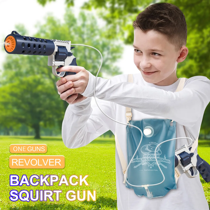 REVOLVER Electric water pistol | 1.2L magazine, 6–8m range, automatic shooting