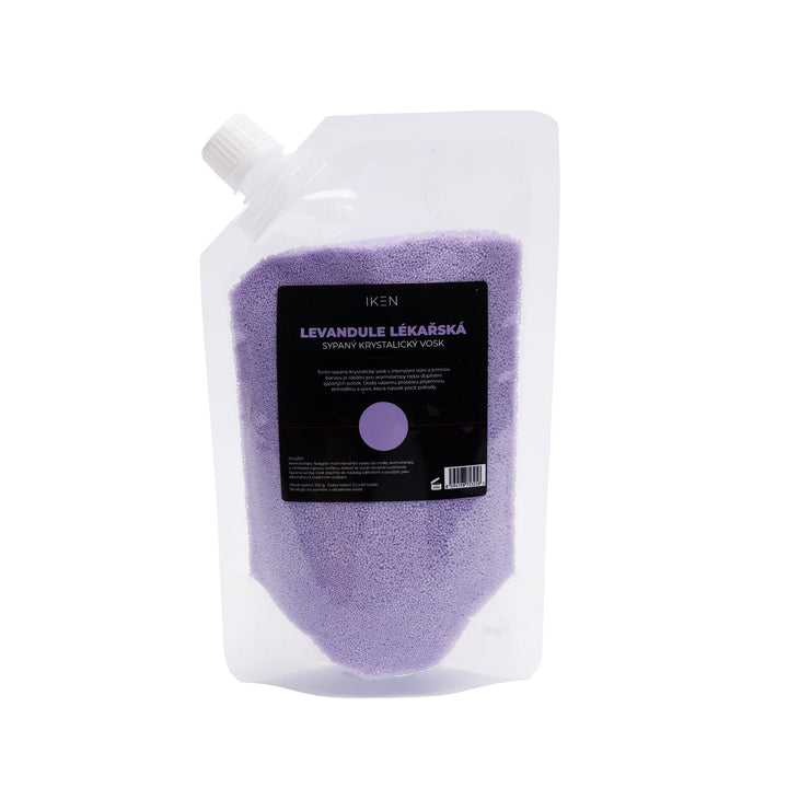 Sypaný krystalický vosk 250g | Pro aromalampy a sypané svíčky, Levandule lékařská