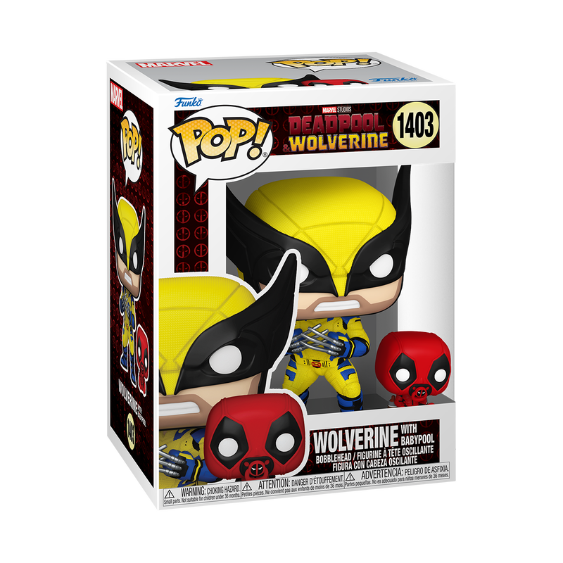 Funko Pop! & Buddy Wolverine s Babypoolem | Marvel gyűjthető figura | DEADPOOL ÉS WOLVERINE