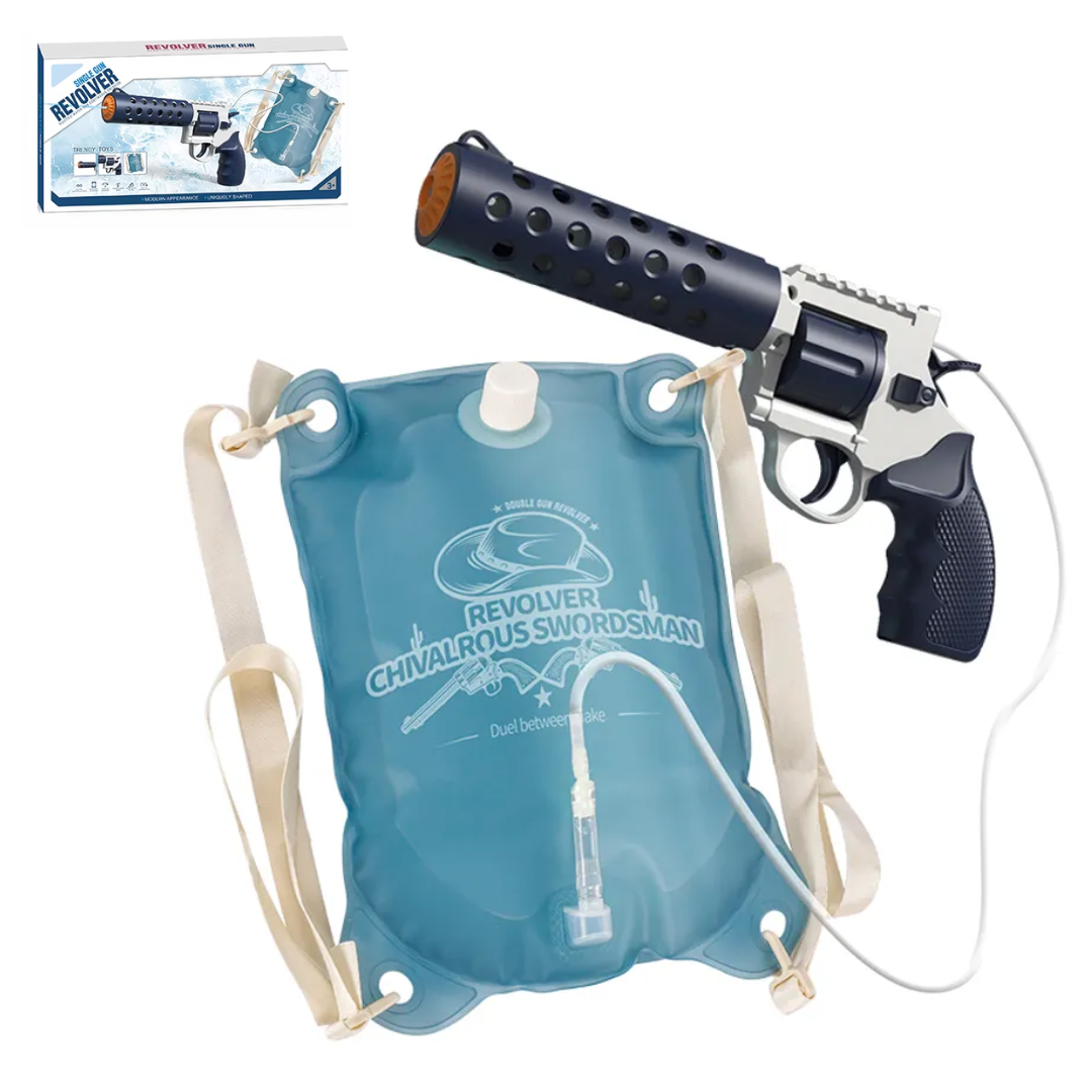 REVOLVER Electric water pistol | 1.2L magazine, 6–8m range, automatic shooting