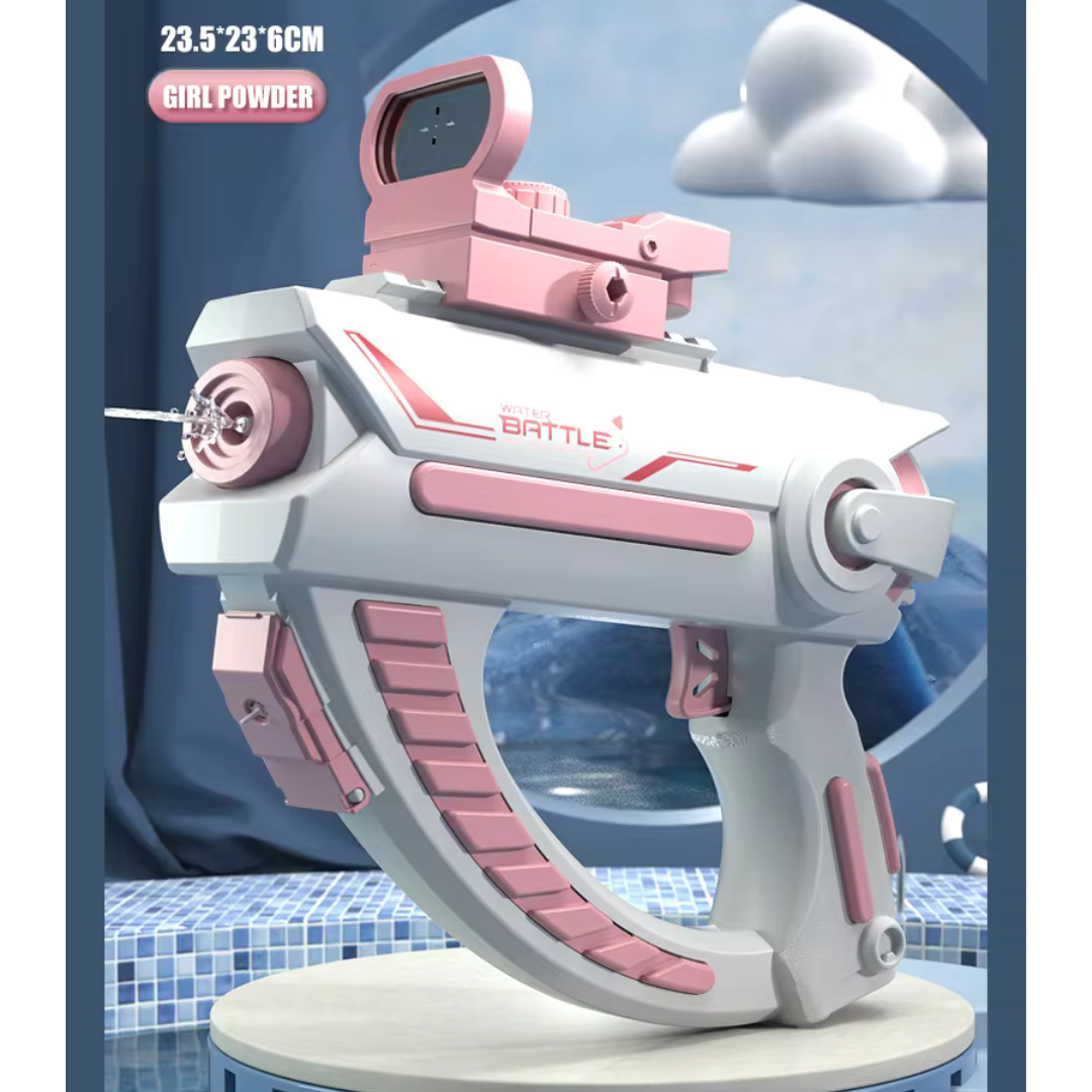 Space and futuristic style electric water gun | With double magazine 