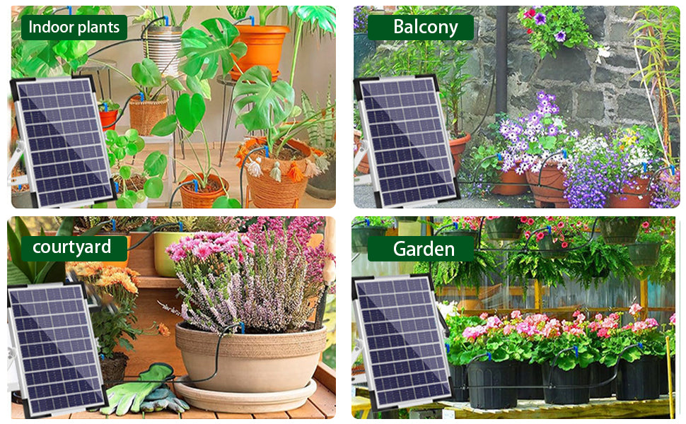 Fapiere Solar Irrigation System IC009 - automatic drip irrigation for 30 plants