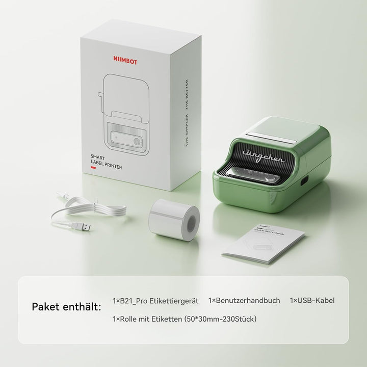 NIIMBOT B21 Pro - Tiskárna štítků s dvoubarevným tiskem
