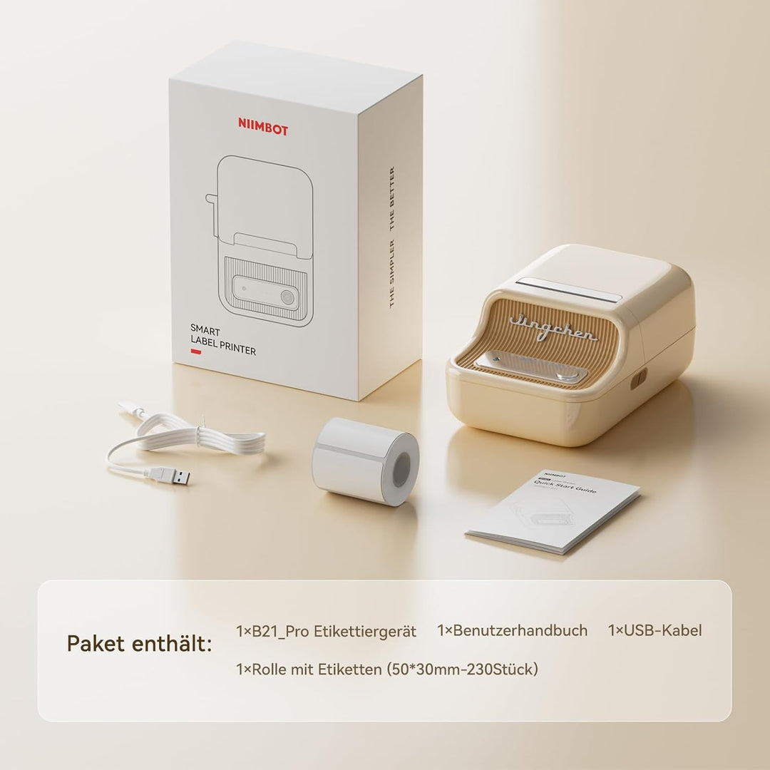 NIIMBOT B21 Pro - Tiskárna štítků s dvoubarevným tiskem