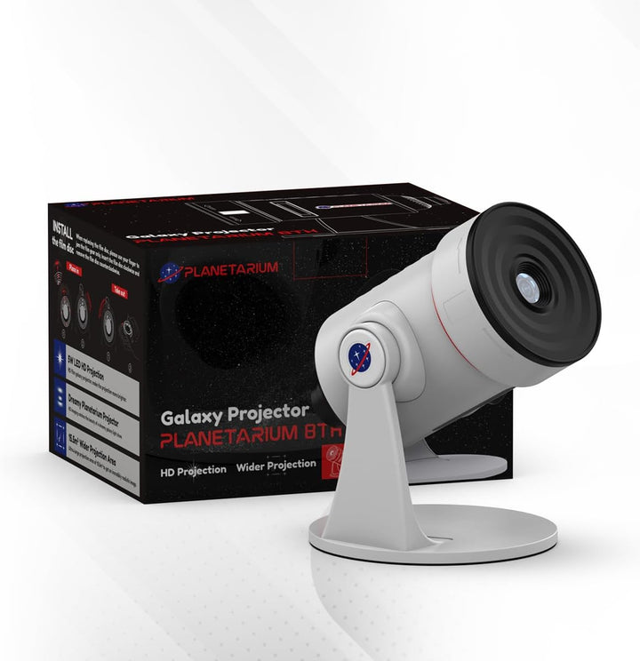 Galaxy Projector with Meteorite Function (8th Generation) - 10 Cartridges with 4K Quality Images