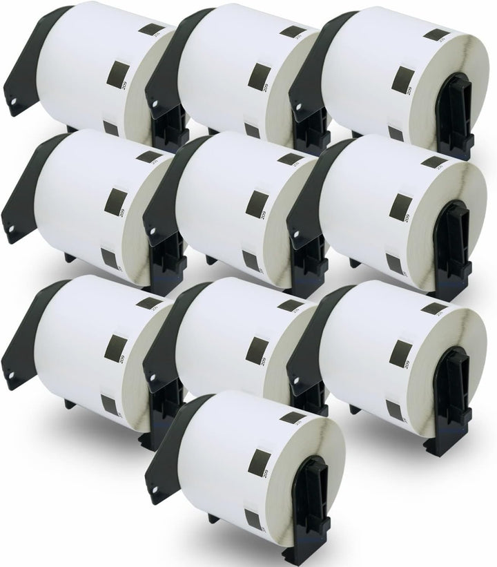BETCKEY DK-11209 - Self-adhesive address labels 62 x 29 mm, 800 labels/roll, compatible with Brother QL printers