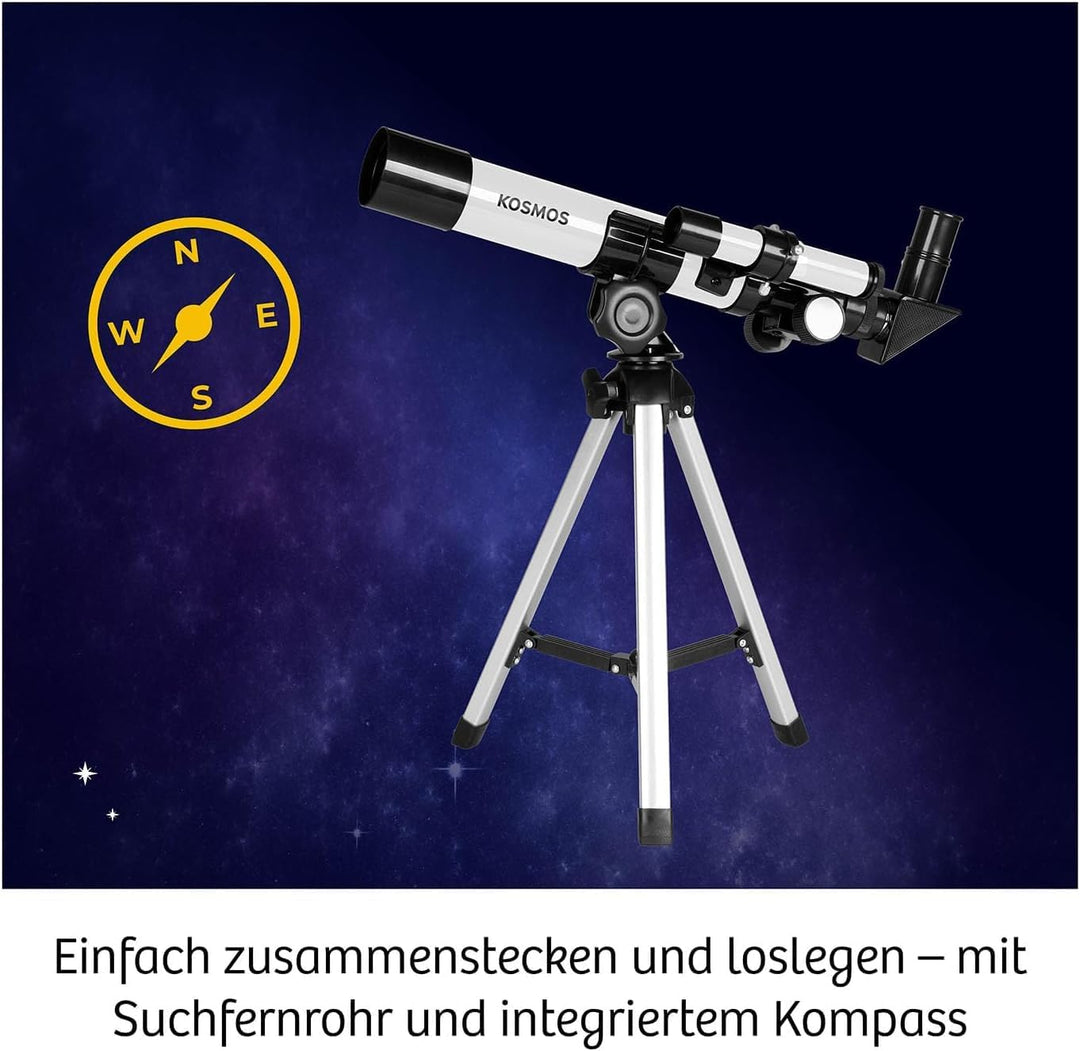 KOSMOS Telescope for children | Up to 100x magnification