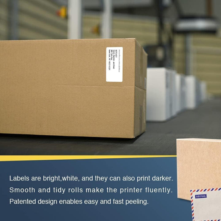 BETCKEY DK-11209 - Self-adhesive address labels 62 x 29 mm, 800 labels/roll, compatible with Brother QL printers