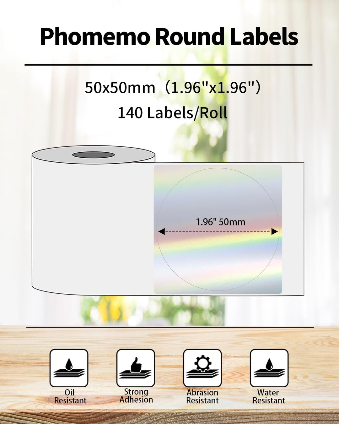 Replacement color labels for the Phomemo M250 printer
