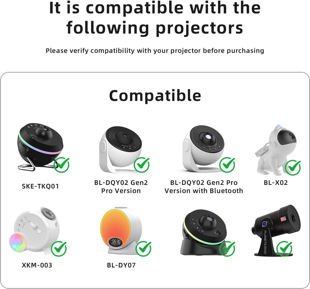 Galaxy Projector 5th Generation Refill Cartridge Set | 4K Quality Images
