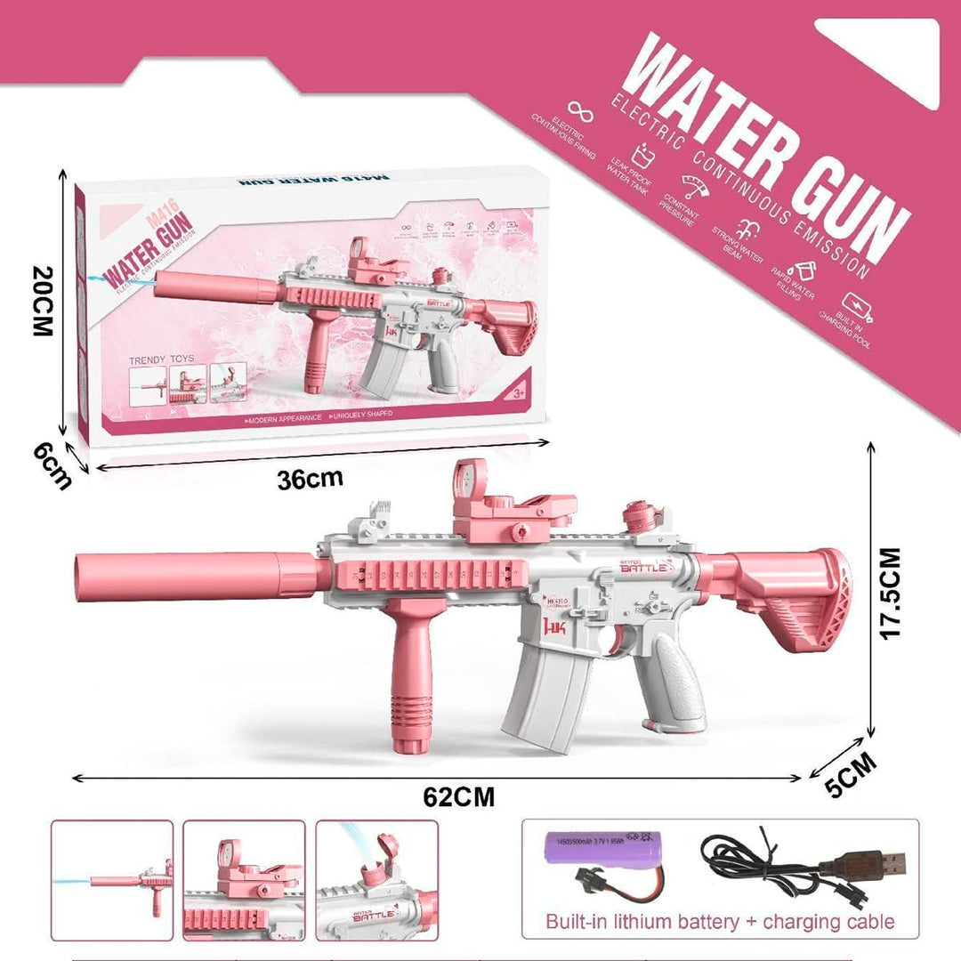 M416 Electric Water Gun for Kids | Built-in 370 ml reservoir