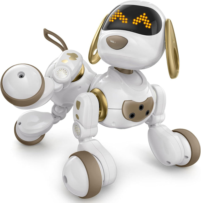 Ruko 18011 – programmable robotic dog with LED expressions and remote control