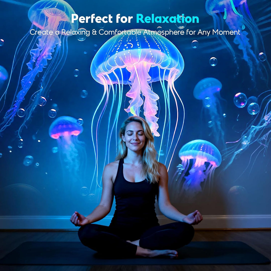 Holographic 3D Projector - 60 Dynamic Scenes, Bluetooth Speaker, Remote Control, Night Light