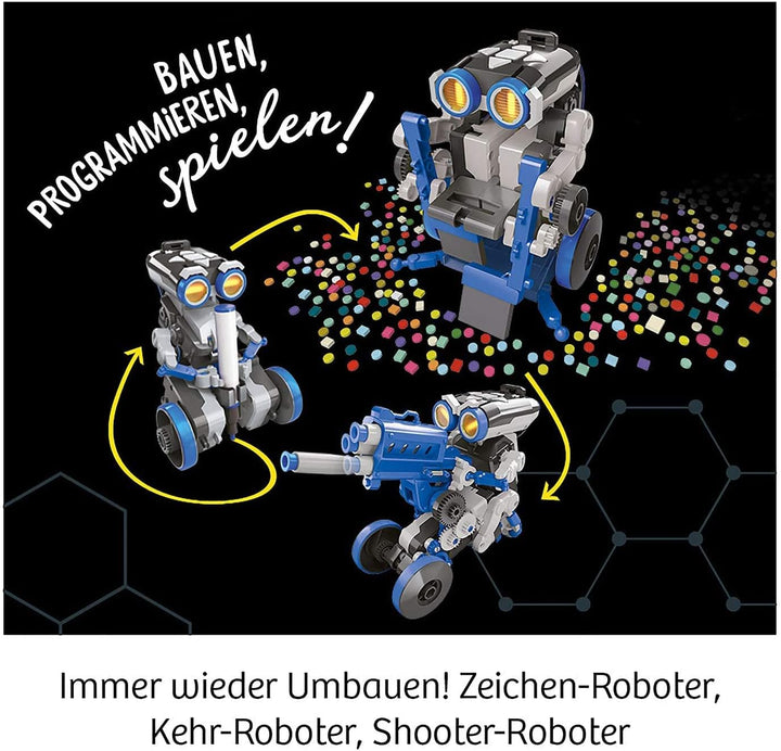 KOSMOS Morpho robotikus játék 3 az 1-ben | Rajzolás, söprés és lövés funkció