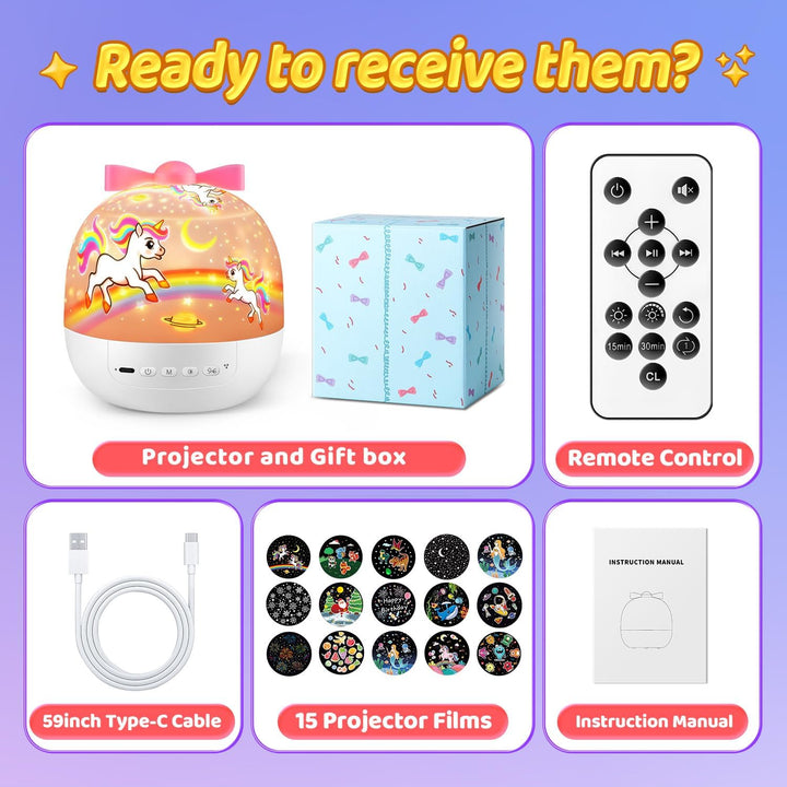 Children's night sky projector with fairy tale themes