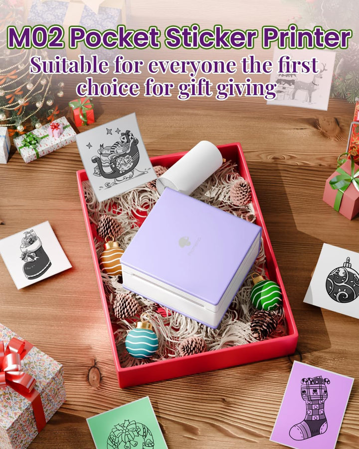 Phomemo M02 Smart Portable Label, Sticker and Picture Printer