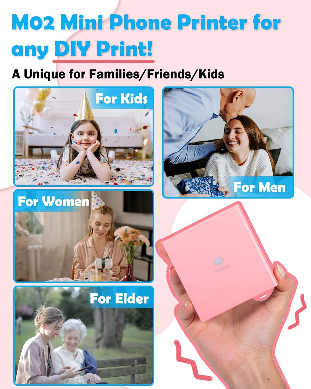 Phomemo M02 Smart Portable Label, Sticker and Picture Printer