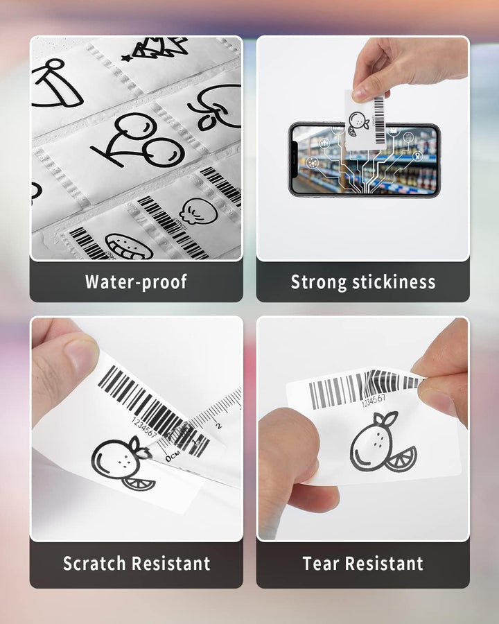 Replacement self-adhesive labels for Phomemo M220, M200 and M221 printers