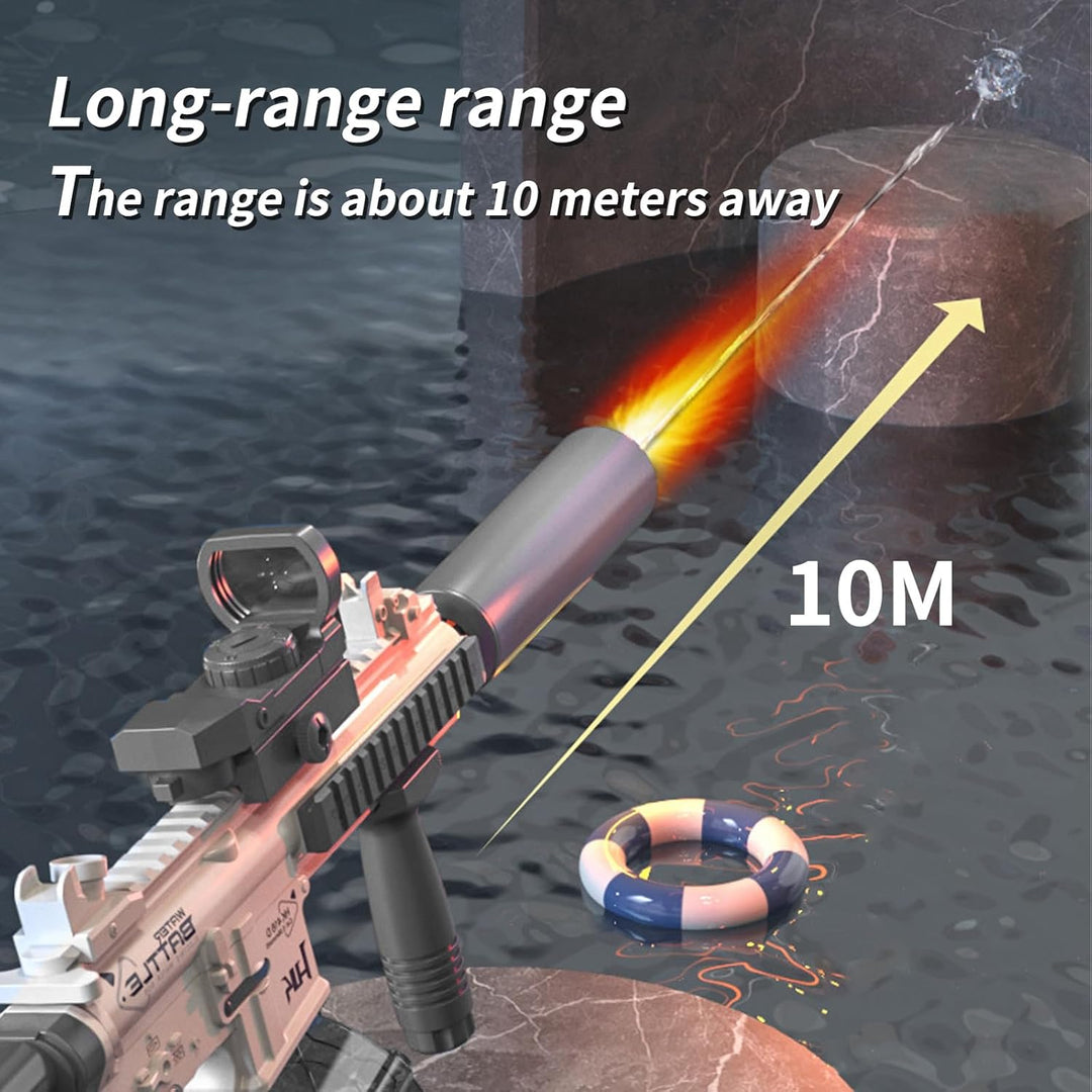 M416 Elektromos vízipisztoly | 10m hatótávolság, 2 tár, automata lövés