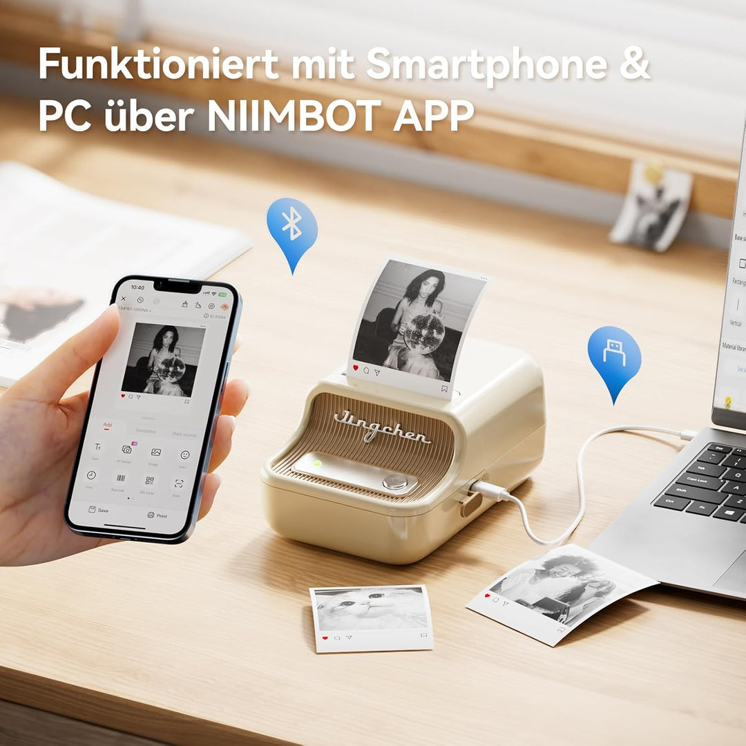 NIIMBOT B21 Pro - Tiskárna štítků s dvoubarevným tiskem