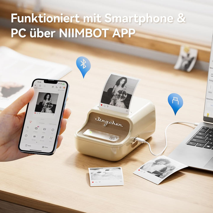 NIIMBOT B21 Pro - Tiskárna štítků s dvoubarevným tiskem
