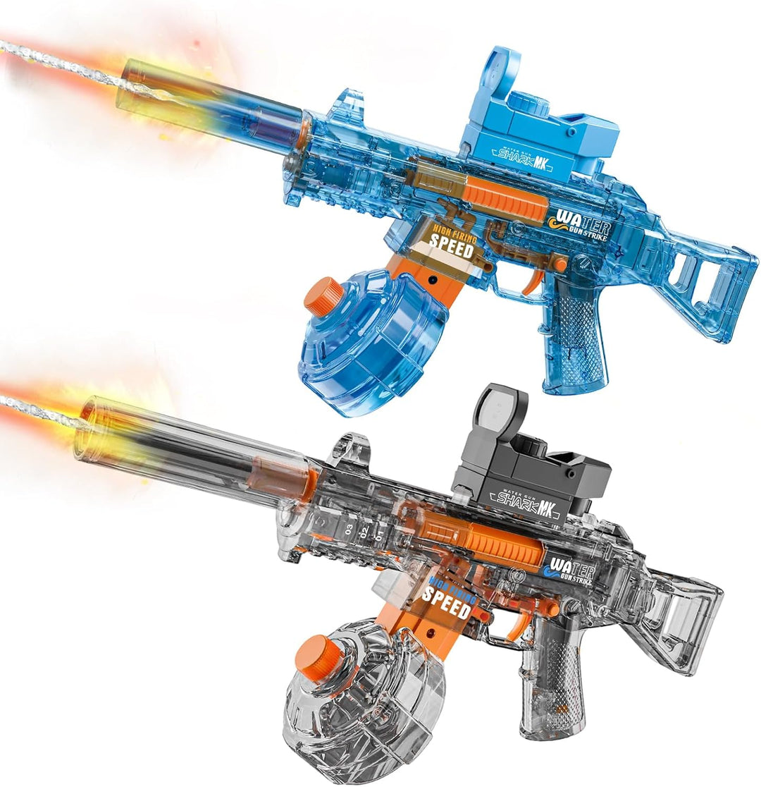 BATTLE Electric water pistol UMP45 – light effects, range 8–10 m, 350 ml tank, 500 mAh battery