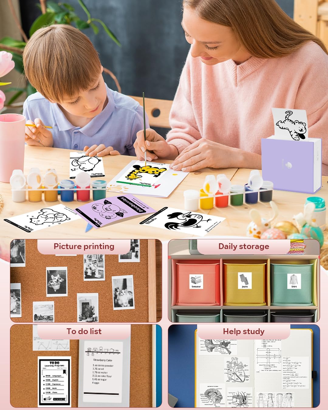 Phomemo M02 Smart Portable Label, Sticker and Picture Printer