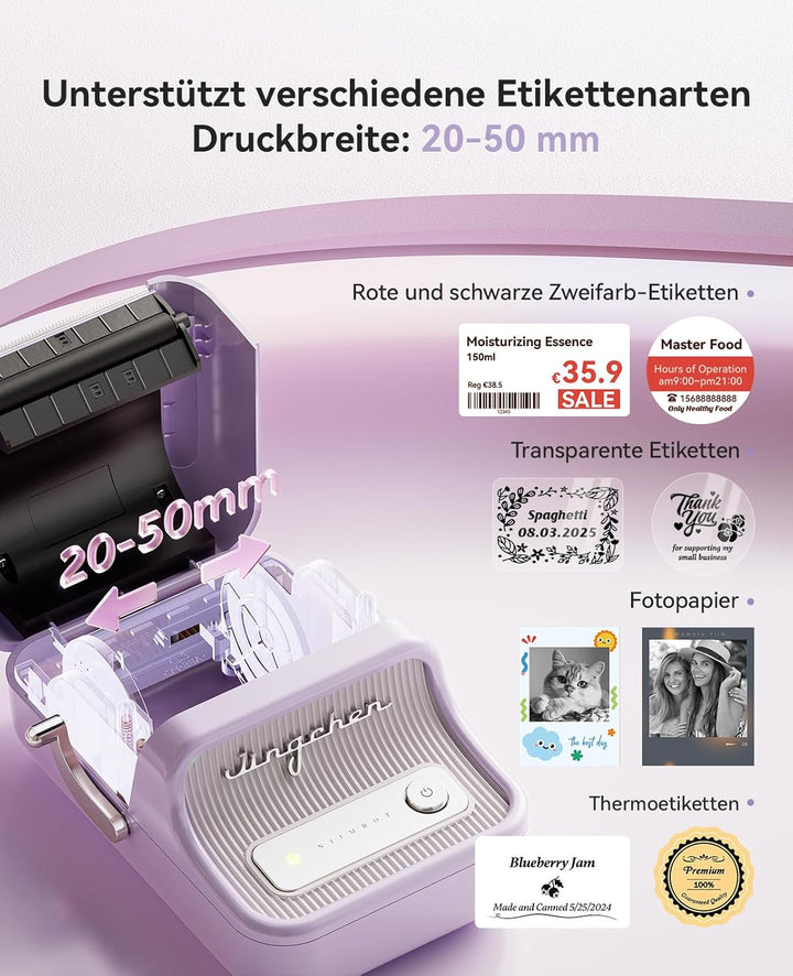 NIIMBOT B21 Pro - Tiskárna štítků s dvoubarevným tiskem