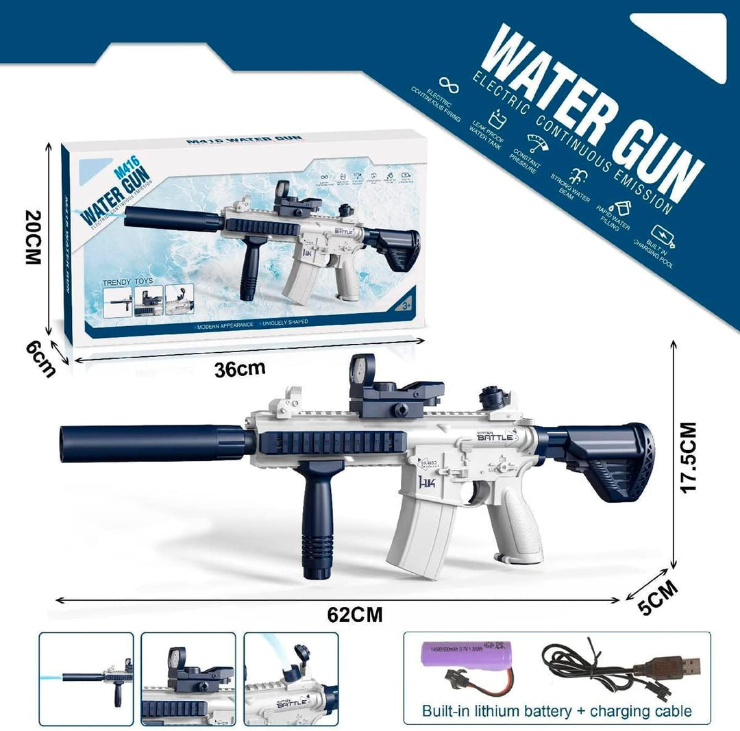 M416 Electric Water Gun for Kids | Built-in 370 ml reservoir