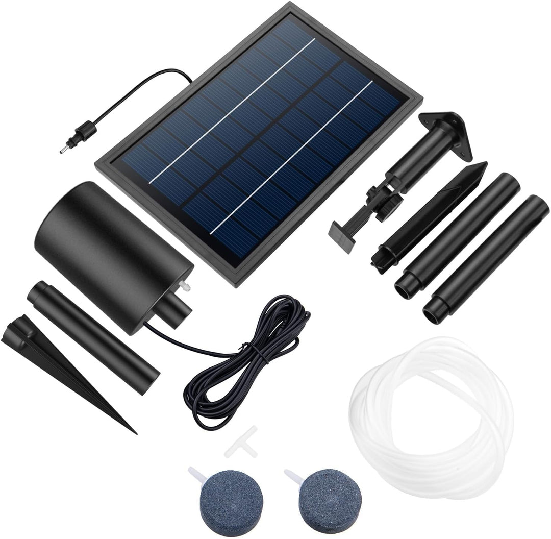 Fapiere Solární provzdušňovač jezírka AP016 – 2200 mAh baterie, 3 režimy, 8 W panel